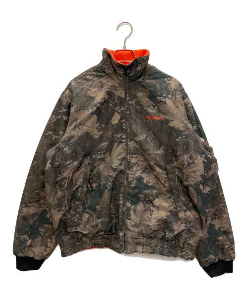 Carhartt WIP（カーハート）Carhartt WIP (カーハート) W KEYSTONE REVERSIBLE JACKET カーキ サイズ:SIZE Lの古着・服飾アイテム