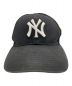 GUCCI (グッチ) NEW YORK YANKEES (ニューヨークヤンキース) バタフライ刺繍ベースボールキャップ ブラック：18000円