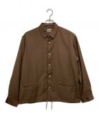 STEVEN ALANスティーブンアラン）の古着「TWILL COACH SHIRT」｜ブラウン