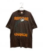 SUPREMEシュプリーム）の古着「regime change Tee」｜ブラウン