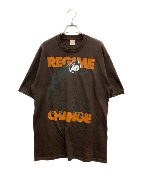 SUPREME（シュプリーム）SUPREME (シュプリーム) regime change Tee ブラウン サイズ:SIZE Lの古着・服飾アイテム