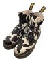 Dr.Martens（ドクターマーチン）の古着「8ホールJadon Cow Print Hair On」｜ブラック×ホワイト