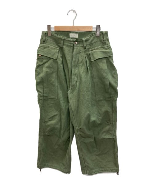 HERILL（ヘリル）HERILL (ヘリル) HL DENIM CARGOPANTS カーキ サイズ:SIZE 2の古着・服飾アイテム