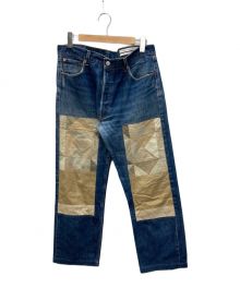 Children of the Discordance×NAOTO YOSHIDA（チルドレン オブ ザ ディスコーダンス）の古着「NY VINTAGE TRENCH DENIM PANTS」｜インディゴ