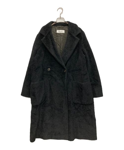 MaxMara（マックスマーラ）MaxMara (マックスマーラ) アルパカブレンドダブルチェスターコート ブラック サイズ:SIZE 42の古着・服飾アイテム