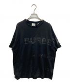 BURBERRYバーバリー）の古着「ホースフェリープリントオーバーサイズTシャツ」｜ブラック