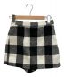 HER LIP TO（ハーリップトゥ）の古着「Etoile Block Check Skort」｜ホワイト×ブラック