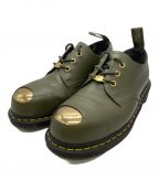 Dr.Martens×A BATHING APEドクターマーチン×アベイシングエイプ）の古着「コラボ3ホールレザーシューズ」｜カーキ