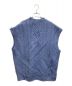 MARTINE ROSE (マーティン・ローズ) BOILED CABLE V NECK VEST ブルー サイズ:SIZE S：20000円