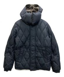 MONCLER（モンクレール）の古着「リバーシブルダウンジャケット」｜ネイビー×カーキ