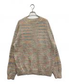 SCAIRスケアー）の古着「SPACE DYED CREW NECK SWEATER」｜マルチカラー