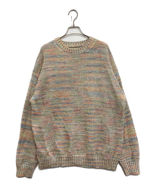 SCAIR（スケアー）SCAIR (スケアー) SPACE DYED CREW NECK SWEATER マルチカラー サイズ:SIZE 3の古着・服飾アイテム