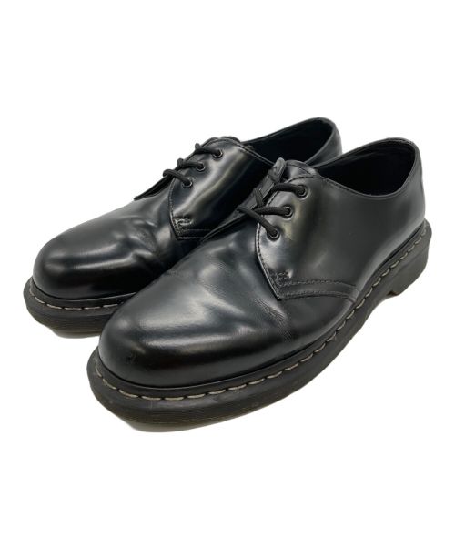 Dr.Martens（ドクターマーチン）Dr.Martens (ドクターマーチン) 3ホールレザーシューズ ブラック サイズ:UK9の古着・服飾アイテム