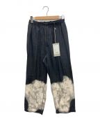 MARKAWAREマーカウェア）の古着「HEMP SHIRTING CLASSIC FIT EASY PANTS」｜ブラック