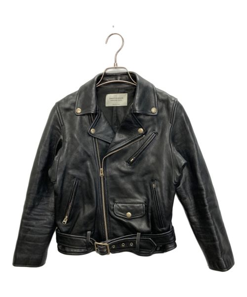 beautiful people（ビューティフルピープル）beautiful people (ビューティフルピープル) vintage leather riders jacket ブラック サイズ:SIZE 140の古着・服飾アイテム