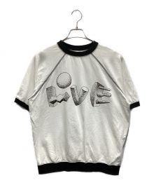 SASQUATCHfabrix.（サスクワッチファブリックス）の古着「LOVE” H/S SWEATSHIRT」｜ホワイト