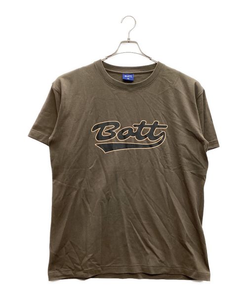 BoTT（ボット）BoTT (ボット) Script Logo Tee ブラウン サイズ:XLの古着・服飾アイテム