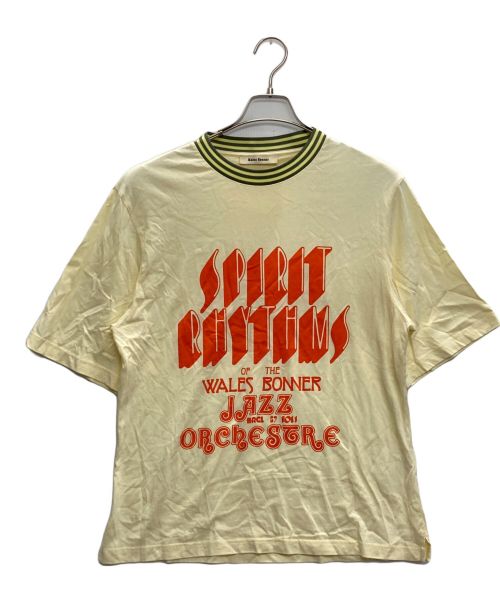 WALES BONNER（ウェールズボナー）WALES BONNER (ウェールズボナー) RHYTHMO T-SHIRT イエロー サイズ:SIZE Mの古着・服飾アイテム