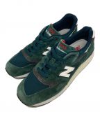 NEW BALANCEニューバランス）の古着「ローカットスニーカー」｜グリーン