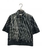 DRIES VAN NOTENドリスヴァンノッテン）の古着「Cakool Print Cotton Shirt in Black」｜グレー