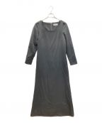 RIM.ARKリムアーク）の古着「Shoulder tuck long dress」｜ブラック