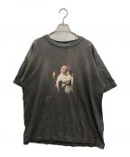 SAINT MICHAELセントマイケル）の古着「STR MARIAプリントTシャツ」｜ブラック