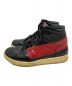 NIKE (ナイキ) AIR JORDAN 1 RETRO HIGH OG DEFIANT ブラック×レッド サイズ:US9：9000円