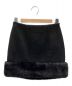 HER LIP TO（ハーリップトゥ）の古着「Monceau Boucle Mini Skirt」｜ブラック