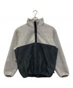 SO SHOP&HOSTELソウショップアンドホステル）の古着「SNAP PULLOVER FLEECE JACKET」｜グレー