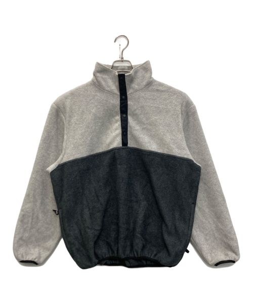 SO SHOP&HOSTEL（ソウショップアンドホステル）SO SHOP&HOSTEL (ソウショップアンドホステル) SNAP PULLOVER FLEECE JACKET グレー サイズ:SIZE Mの古着・服飾アイテム