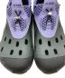 中古・古着 crocs (クロックス) MARMOT CAPITAL (マーモット キャピタル) Crocs QT Kelp ブラック×パープル サイズ:M10：10000円