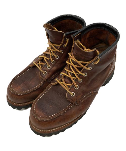 RED WING（レッドウィング）RED WING (レッドウィング) ROUGHNECK ブラウン サイズ:US7 1/2Dの古着・服飾アイテム