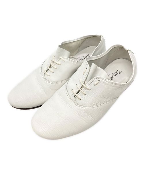 repetto（レペット）repetto (レペット) レースアップレザーシューズ ホワイト サイズ:SIZE 38の古着・服飾アイテム