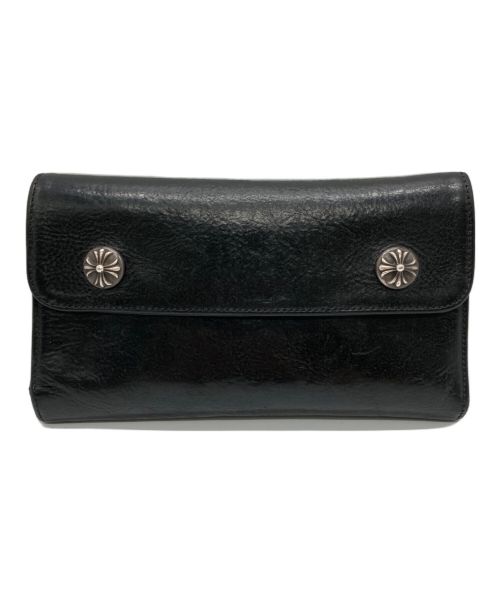 CHROME HEARTS（クロムハーツ）CHROME HEARTS (クロムハーツ) WAVE Wallet ブラックの古着・服飾アイテム