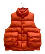 DAIWA PIER39ダイワ ピア39）の古着「TECH BACK PACKER DOWN VEST」｜オレンジ