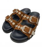 TOGA PULLAトーガ プルラ）の古着「BUCKLE SANDALS」｜ブラック