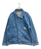 stussyステューシー）の古着「Denim Chore JACKET」｜インディゴ