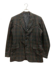 H BAR C（エイチバーシー）の古着「50'sウエスタンヨークウールジャケット」｜ブラウン