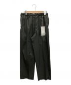 MARKAWAREマーカウェア）の古着「DOUBLE PLEATED EASY TROUSERS」｜グレー