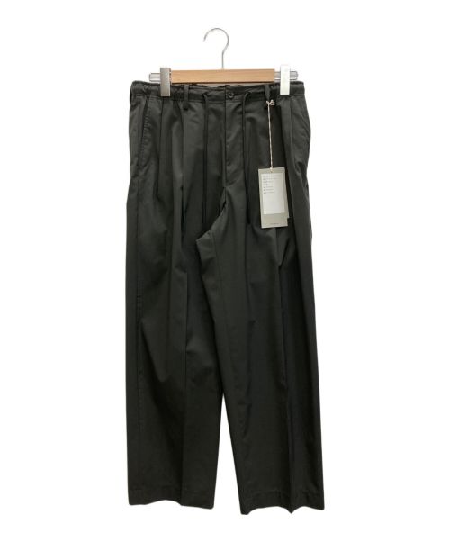 MARKAWARE（マーカウェア）MARKAWARE (マーカウェア) DOUBLE PLEATED EASY TROUSERS グレー サイズ:SIZE 1の古着・服飾アイテム