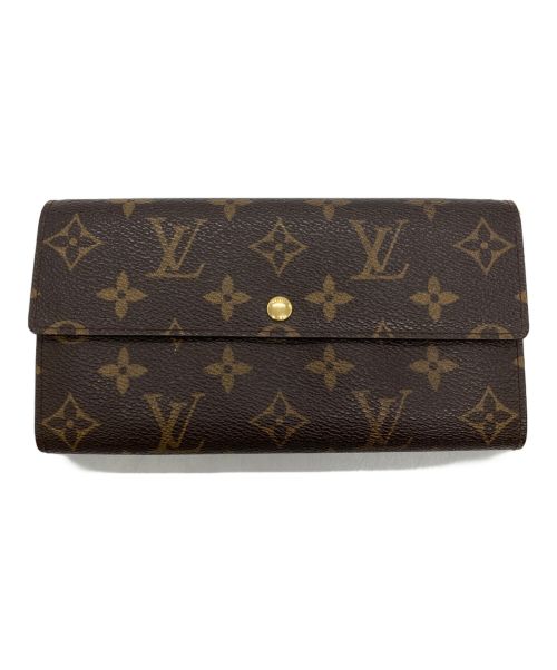 LOUIS VUITTON（ルイ ヴィトン）LOUIS VUITTON (ルイ ヴィトン) ポルトモネ・クレディ ブラウンの古着・服飾アイテム