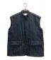 CLANE（クラネ）の古着「PADDED MESH VEST」｜ネイビー