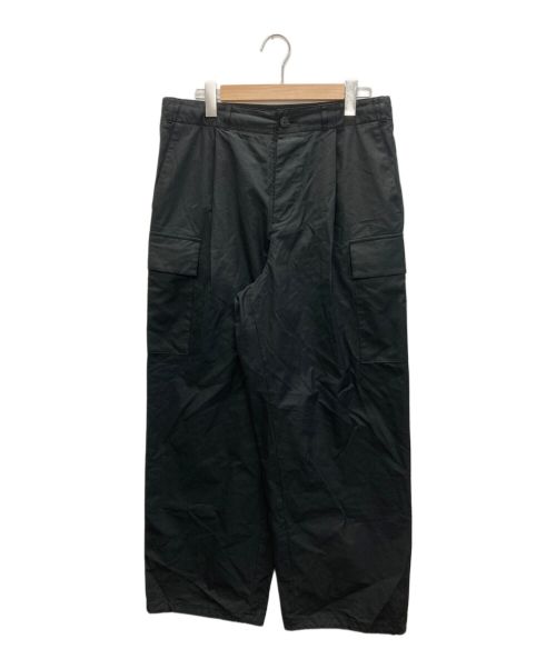 ATON（エイトン）ATON (エイトン) NATURAL DYED WEATHER EASY CARGO PANTS ブラック サイズ:SIZE 06の古着・服飾アイテム