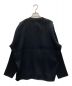 YOKE (ヨーク) PLEATED KNIT CARDIGAN ブラック サイズ:SIZE 3：11000円