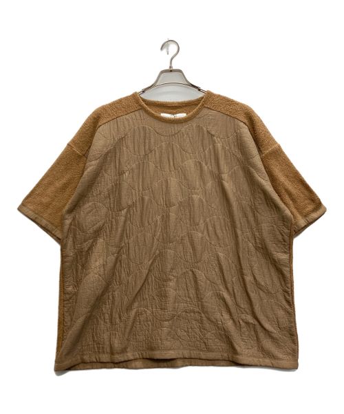 amok（アモク）amok (アモク) PILE QUILTING TEE ブラウン サイズ:SIZE Mの古着・服飾アイテム