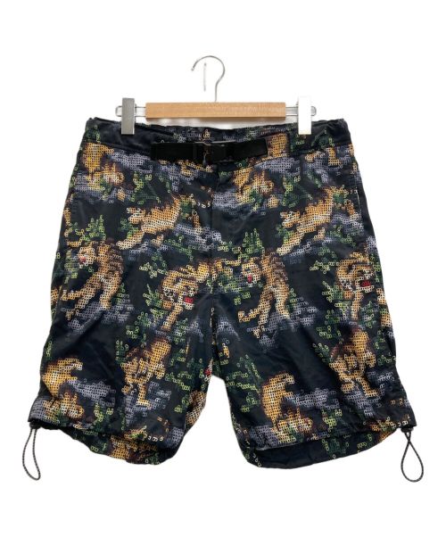 amok（アモク）amok (アモク) TIGER PILE PRINT PANT ブラック×ベージュ サイズ:SIZE Sの古着・服飾アイテム