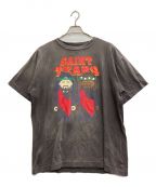 SAINT MICHAEL×Denim Tearsセントマイケル×デニムティアーズ）の古着「SS TEE/PURPLELP F」｜チャコールグレー