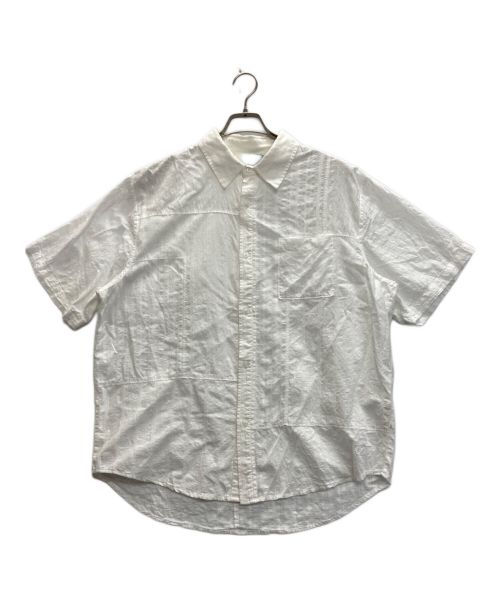 KITH（キス）KITH (キス) Mixed Dobby Apollo Shirt ホワイト サイズ:SIZE Lの古着・服飾アイテム