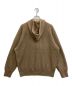 AURALEE (オーラリー) BABY CASHMERE KNIT P/O PARKA ブラウン サイズ:4：37000円