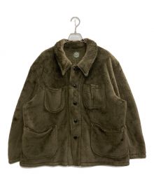 Porter Classic（ポータークラシック）の古着「FLEECE FRENCH JACKET」｜カーキ